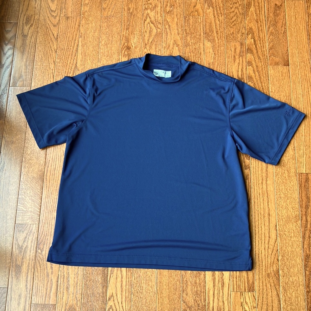 Walter Hagen blue golf shirt large